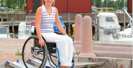 Rampa para sillas de ruedas. Tipos y características