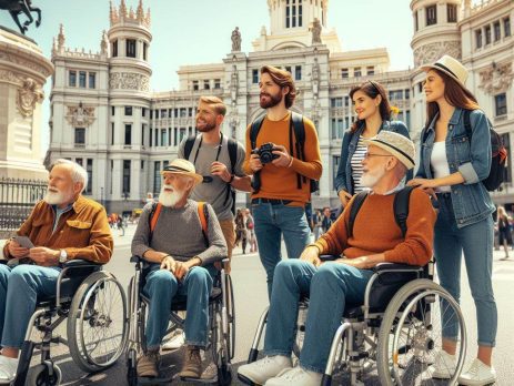 Alquiler de silla de ruedas para turistas en Madrid