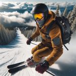 Esquiador con donjoy armor