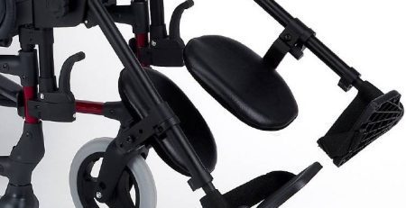 Reposapies elevable para silla de ruedas universal