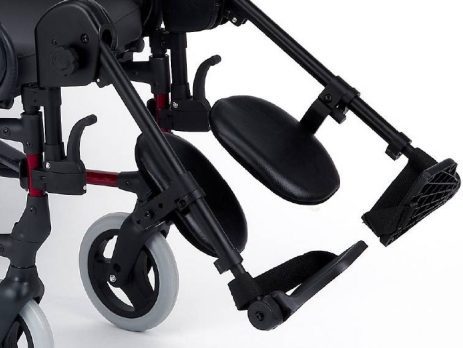 Reposapies elevable para silla de ruedas universal