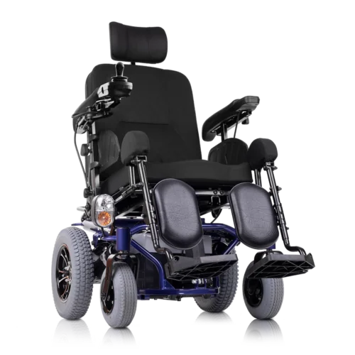 Silla de ruedas reclinable y basculante